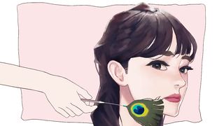 ASMR   Ear Cleaning and Earwax Removal Animation Stereo Version