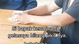 Lost glass magic trick
