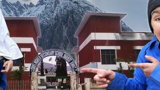 Shirazi muskan school first day in gilgil bultistan
