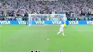 The decisive blow between Argentina and France in the World Cup final ????