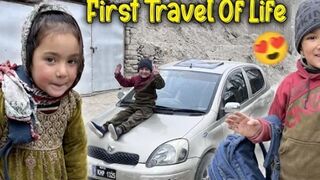 Travelling by shirazi from village to village in car