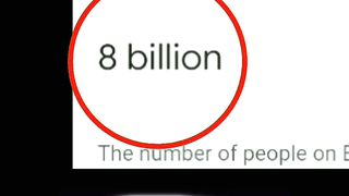 orld population and Google