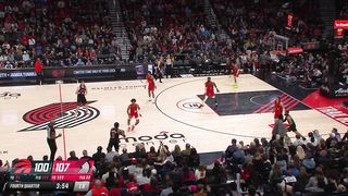 EXCITING End Of Regulation Raptors vs Trail Blazers ???? | March 9, 2024