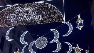 Ramadhan light display in London