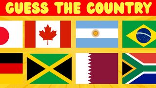 Guess the Country by the Flag Quiz, Easy, Medium, Hard, Impossible