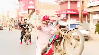 one wheeling on hafizazbad
