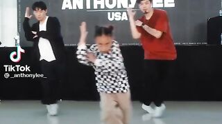 Chinese kid break dancing