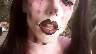 Pink clown because I'm OBSESSED with pink . . .