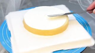 눈사람 케이크 만들기