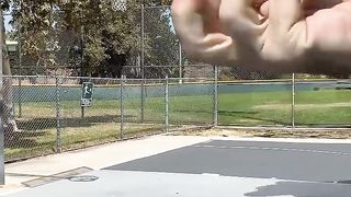 Big Hand Playing with man