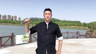 双节棍技巧 Nunchaku technique, Slow Motion Breakdown. two swivel actions