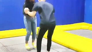 Girl and Boy are playing