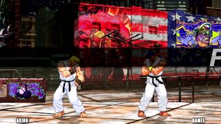 Ryu vs ken super pelea