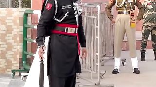 Pakistan and India border