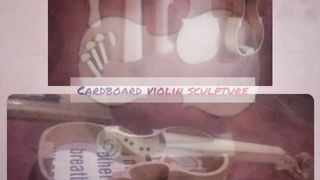 Violin sculpture