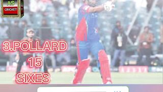 Most Sixes In Psl 2024