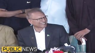 EX President Arif Alvi Important Media Talk - Arif Alvi Broke Silence As Soon As He Left Office