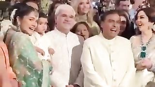 Mukesh Ambani & Nita Ambani get EMOTIONAL during Radhika's entry at Anant Ambani's pre-wedding bash