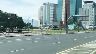 Rain in UAE road trip