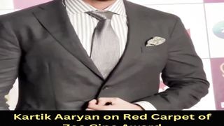 Kartik Aaryan on Red Carpet of Zee Cine Award #kartikaaryan #short #shorts #trending #viral #bollywood #viralshorts