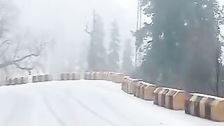 Snow falling ????