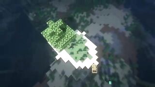 I survived 100 days in minecraft in deserted island.