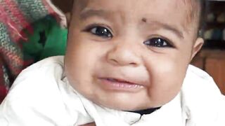 Baby face expression