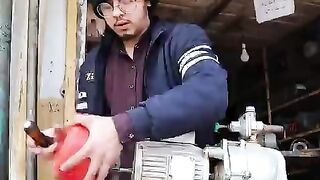 Water pump rewinding