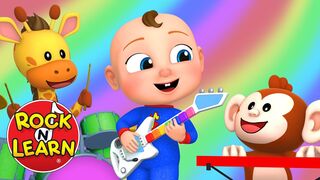 Learn Colors in English with Baby Bradley - Preschool and Kindergarten Colors Video - Rock ‘N Learn