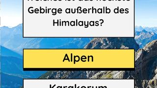 Höchste Gebirge