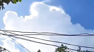 Crown flash is a rarely observed meteorological