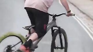 TENNIS BALL TYRES ON MTB