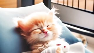 ‏????kitty got surprise by her mom❤️