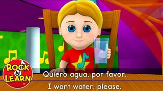 Learn English and Spanish Phrases - Find and Name Common Objects - Rock 'N Learn