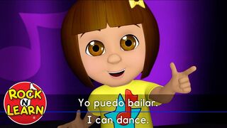 Learn Simple English and Spanish | Dance Party | Rock ’N Learn