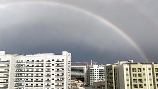 Rainbow in Dubai