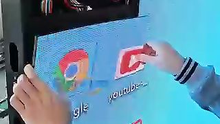 This flexible module can be bent at an angle