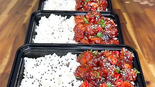 Easy & Healthy Korean Fried Chicken High Protein Meal Prep