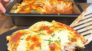 Healthy High Protein Cheesy Lasagna!Easy
