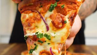 High Protein Butter Chicken Pizza the best combinations you will ever try!