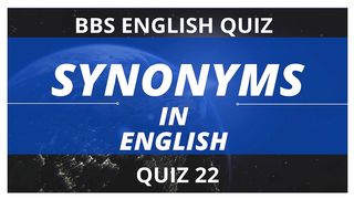 Synonyms in English