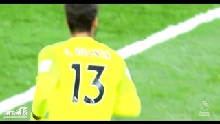 The goalkeeper's saves and skills are crazy