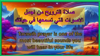 Tarawih prayer is one of the most beautiful sounds you will hear in your life