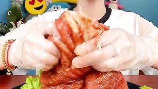 Delicious pig intestines