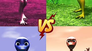 Purple Alien VS Green Patila VS Blue Alien VS Orange Alien