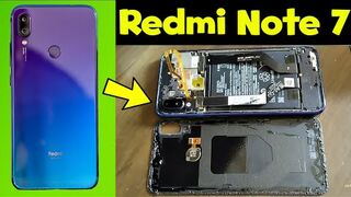 Disassembling redmi note 7, removing xiaomi battery