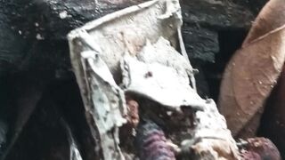 Sisa pembakaran sampah