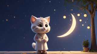 Cute cats :The Kitten Who Saved Ramadan: A Heartwarming Story of Family, Faith, and Hope