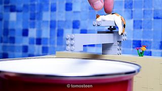 Lego Churros - Lego In Real Life 6 / Stop Motion Cooking & ASMR