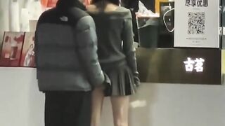 couple in the street